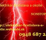 havarijná služba -elektrikár Bratislava a okol