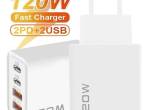 120W Rychlonabíječka GaN 4portová PD USB Typu-